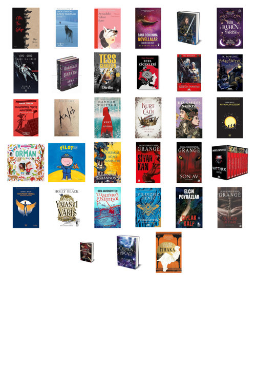 Ateş Ten Gölge + 32 Kitap Daha (Set)