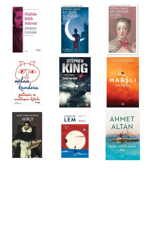 Ateşten Gömlek (Sadeleştirilmiş Metin) Selim İleri'Nin Sonsözüyle + 8 Kitap Daha (Set)