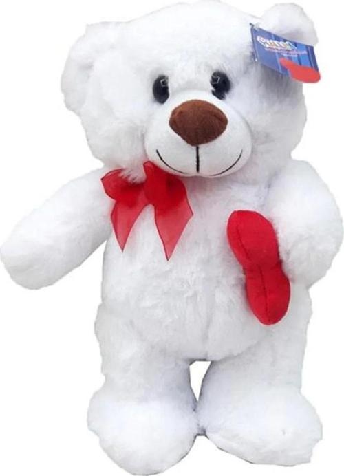 Peluş Kalpli Ayı 35 Cm Pl62730
