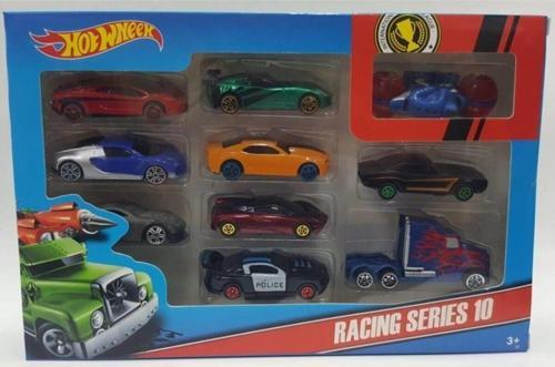 10'Lu Hotwheel Metal Araba Seti