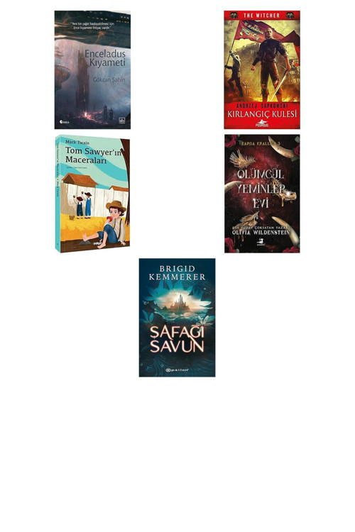 Enceladus Kıyameti + 4 Kitap Daha (Set)