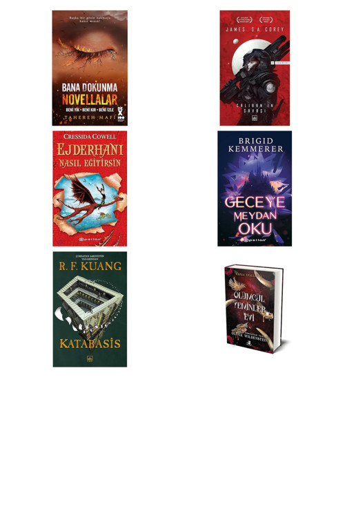 Bana Dokunma Novellalar (Ciltli): Beni Yık - Beni Kır - Beni İzle + 5 Kitap Daha (Set)