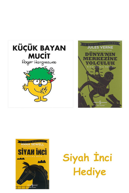 Küçük Mucit + Dünyanın Merkezine Yolculuk + Siyah İnci Hediye