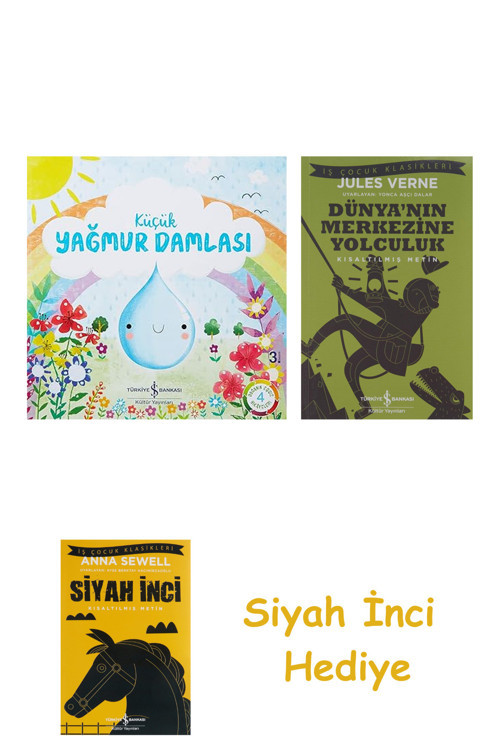 Küçük Yağmur Damlası: Doğanın Eşsiz Hikayeleri 4 + Dünyanın Merkezine Yolculuk + Siyah İnci Hediye