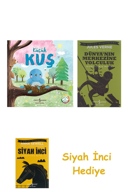 Doğanın Eşsiz Hikayeleri 6 - Küçük Kuş + Dünyanın Merkezine Yolculuk + Siyah İnci Hediye