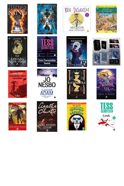 Anahtar Deliğinden Esen Rüzgar + 15 Kitap Daha (Set)