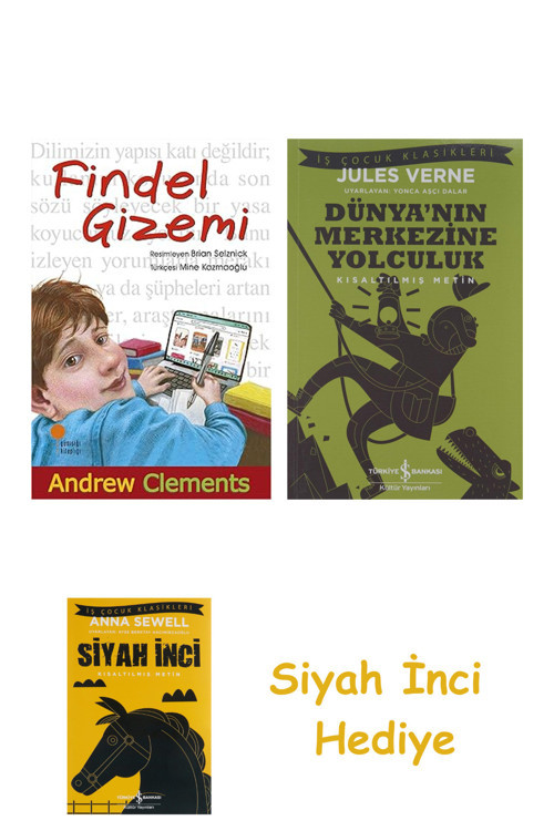 Findel Gizemi + Dünyanın Merkezine Yolculuk + Siyah İnci Hediye