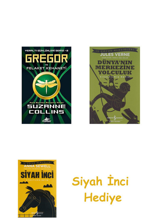 Gregor Ve Felaket Kehaneti : Yeraltı Günlükleri-2 + Dünyanın Merkezine Yolculuk + Siyah İnci Hediye