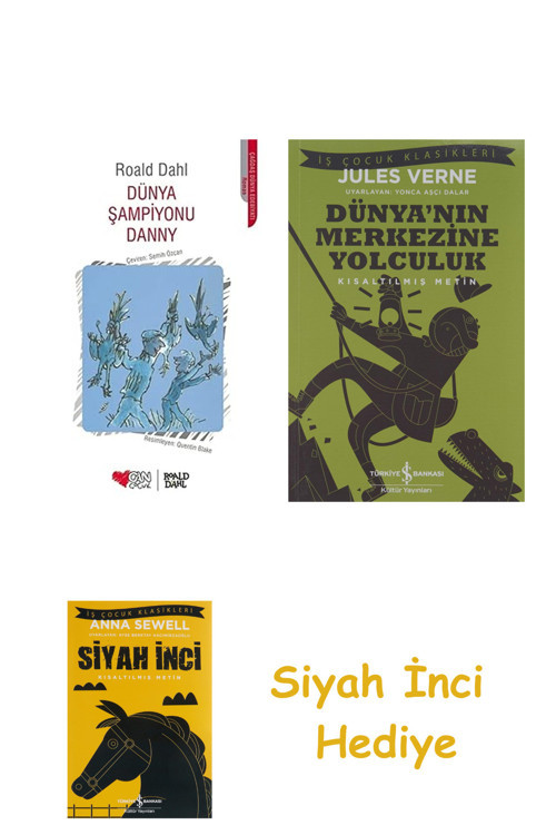 Dünya Şampiyonu Danny + Dünyanın Merkezine Yolculuk + Siyah İnci Hediye