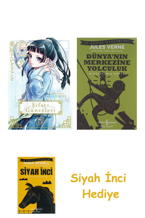 Şifacı Günceleri 3 + Dünyanın Merkezine Yolculuk + Siyah İnci Hediye
