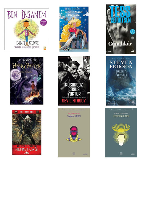Ben İnsanım + 8 Kitap Daha (Set)