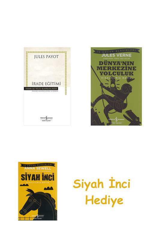 İrade Eğitimi - Hasan Ali Yücel Klasikleri + Dünyanın Merkezine Yolculuk + Siyah İnci Hediye