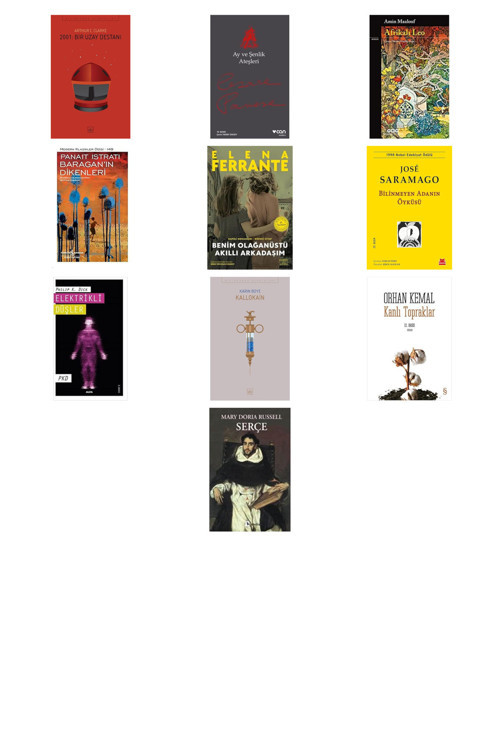 2001: Bir Uzay Destanı + 9 Kitap Daha (Set)