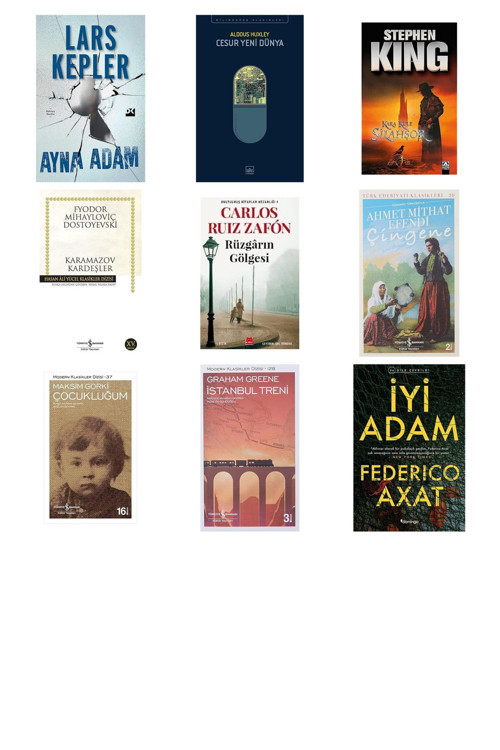 Ayna Adam + 8 Kitap Daha (Set)
