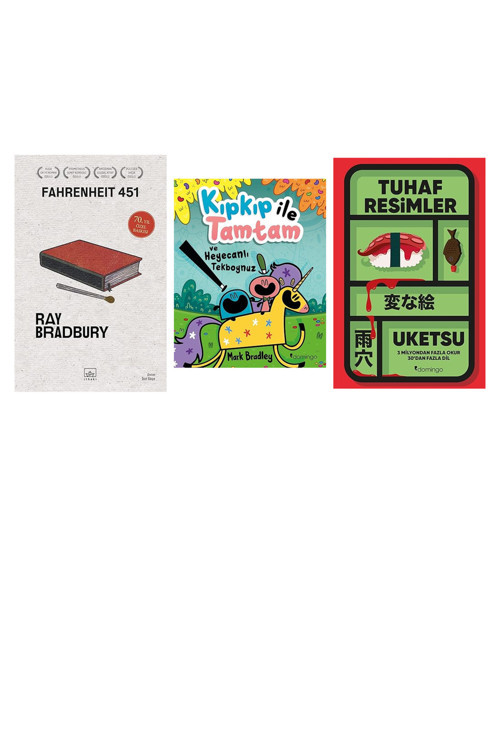 Fahrenheit 451: (70. Yıl Özel Baskısı) + 2 Kitap Daha (Set)