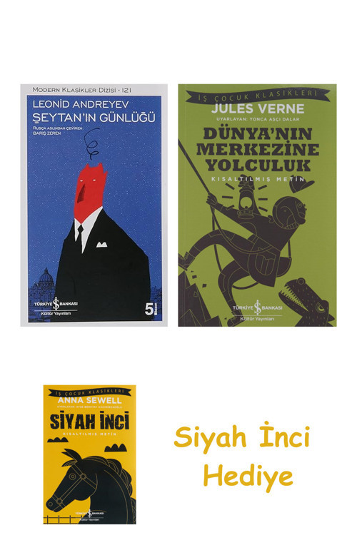 Şeytan’In Günlüğü: Modern Klasikler Serisi + Dünyanın Merkezine Yolculuk + Siyah İnci Hediye