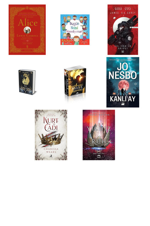 Alice (Ciltli): Açıklamalı Notlarıyla Alice Harikalar Diyarında Aynanın İçinden + 7 Kitap Daha (Set)