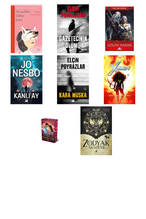 Aynadaki Yalnız Şato + 7 Kitap Daha (Set)