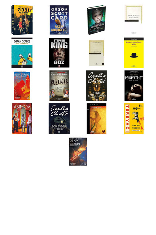 3391 Kilometre + 16 Kitap Daha (Set)