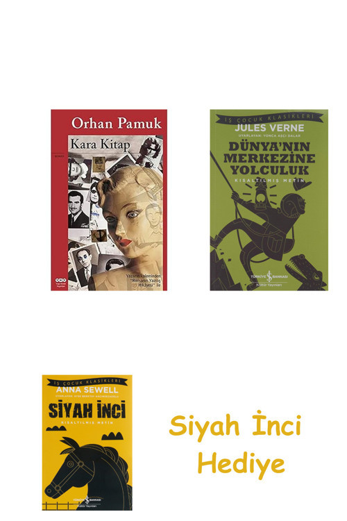 Kara Kitap + Dünyanın Merkezine Yolculuk + Siyah İnci Hediye
