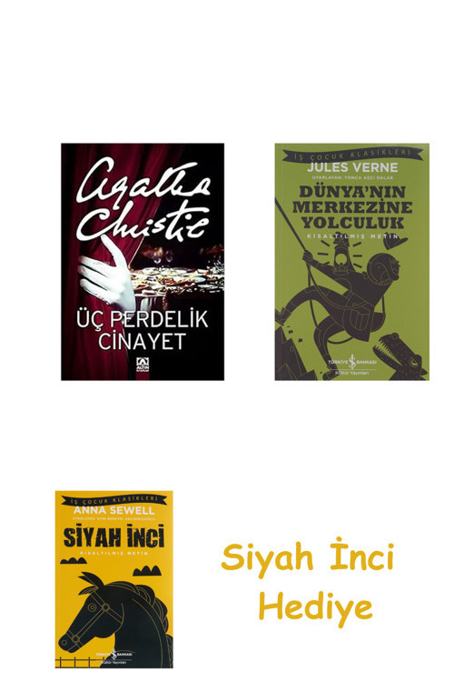 Üç Perdelik Cinayet + Dünyanın Merkezine Yolculuk + Siyah İnci Hediye