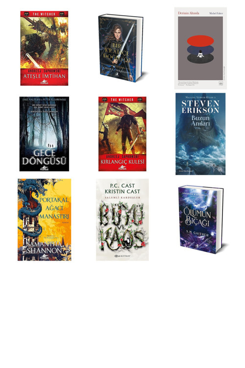 Ateşle İmtihan - The Witcher Serisi 5 + 8 Kitap Daha (Set)