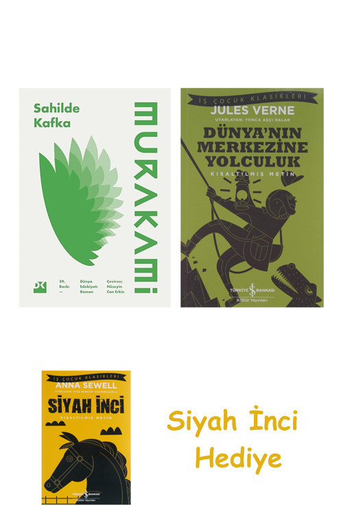 Sahilde Kafka + Dünyanın Merkezine Yolculuk + Siyah İnci Hediye