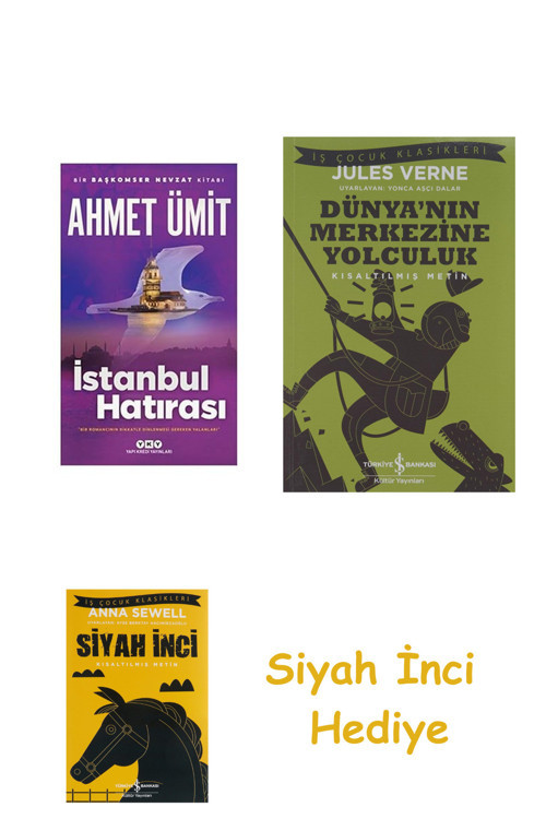 İstanbul Hatırası: Bir Başkomser Nevzat Kitabı + Dünyanın Merkezine Yolculuk + Siyah İnci Hediye
