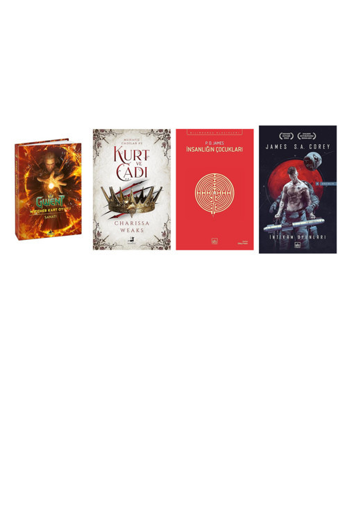 Gwent - Witcher Kart Oyunu Sanatı (Ciltli) + 3 Kitap Daha (Set)