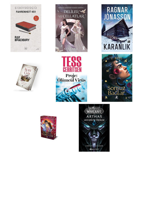 Fahrenheit 451: (70. Yıl Özel Baskısı) + 7 Kitap Daha (Set)