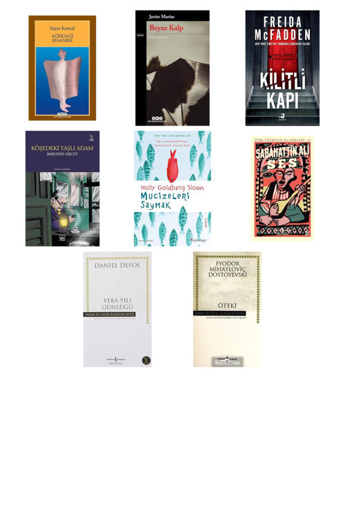 Ağrıdağı Efsanesi + 7 Kitap Daha (Set)
