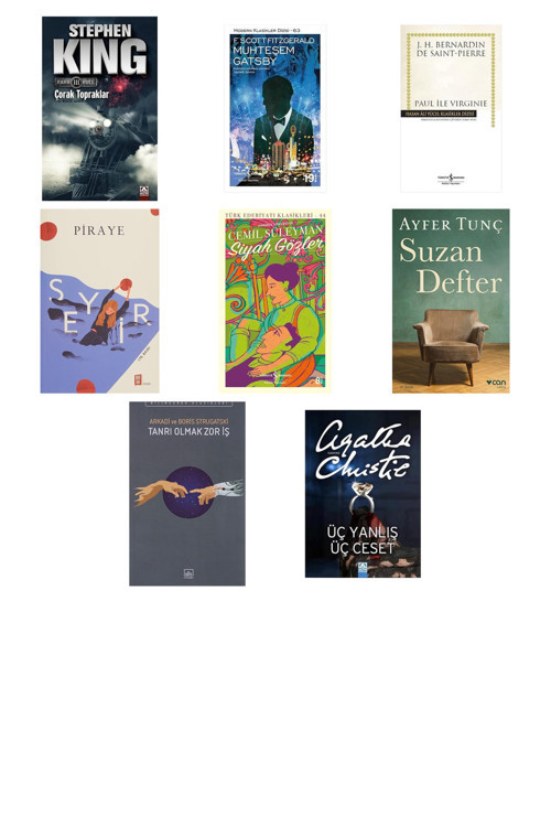Kara Kule 3 - Çorak Topraklar + 7 Kitap Daha (Set)