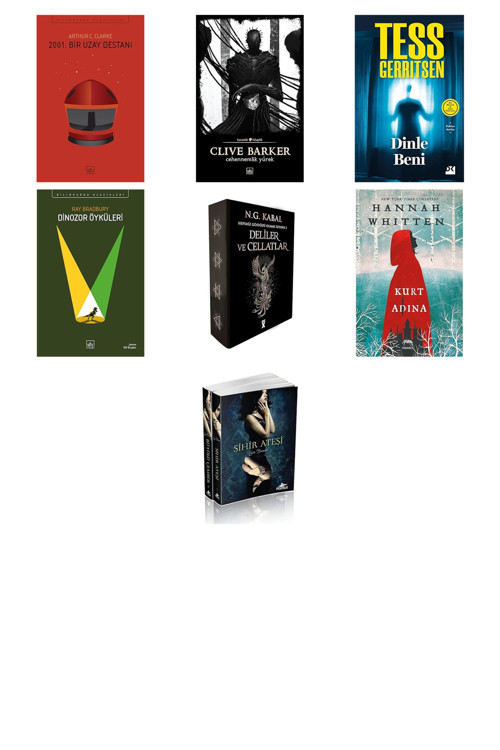 2001: Bir Uzay Destanı + 6 Kitap Daha (Set)