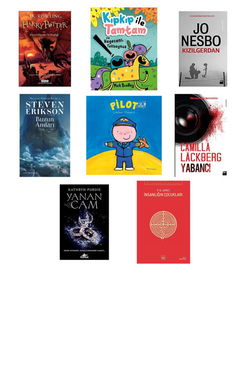 Harry Potter Ve Zümrüdüanka Yoldaşlığı: 5. Kitap + 7 Kitap Daha (Set)