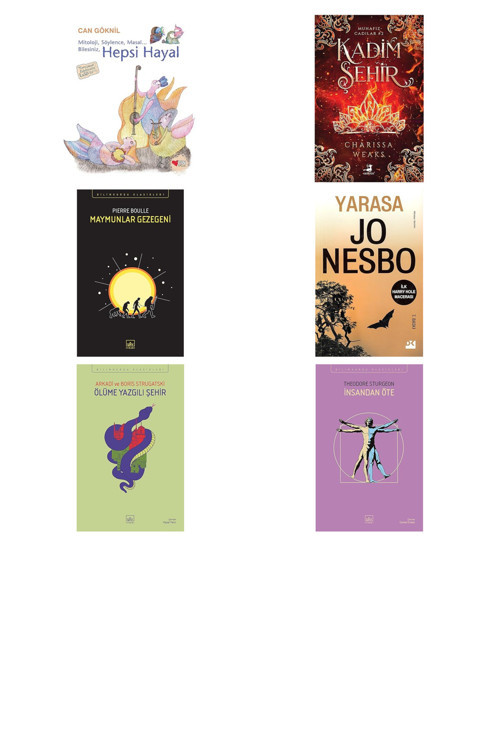 Hepsi Hayal + 5 Kitap Daha (Set)