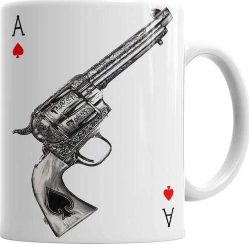 Maça As Poker Kupa Bardak Porselen