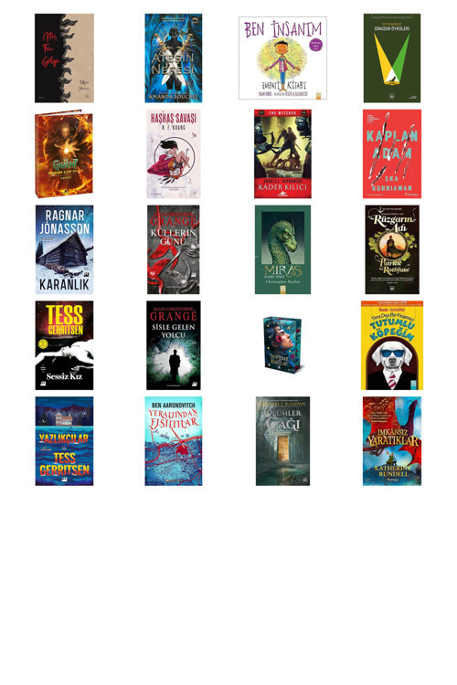 Ateş Ten Gölge + 19 Kitap Daha (Set)