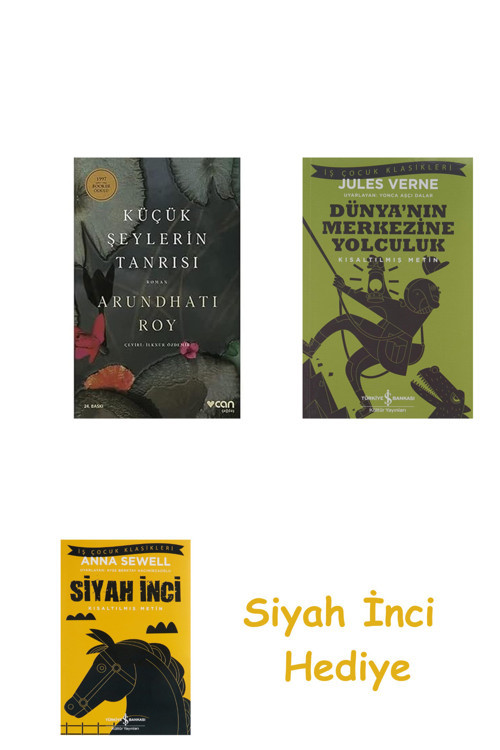 Küçük Şeylerin Tanrısı: 1997 Man Booker Ödülü + Dünyanın Merkezine Yolculuk + Siyah İnci Hediye
