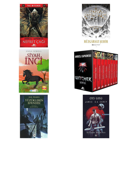 Nefret Çağı - The Witcher Serisi 4 + 5 Kitap Daha (Set)