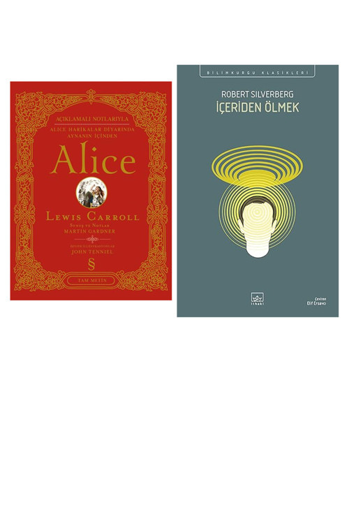 Alice (Ciltli): Açıklamalı Notlarıyla Alice Harikalar Diyarında Aynanın İçinden + 1 Kitap Daha (Set)