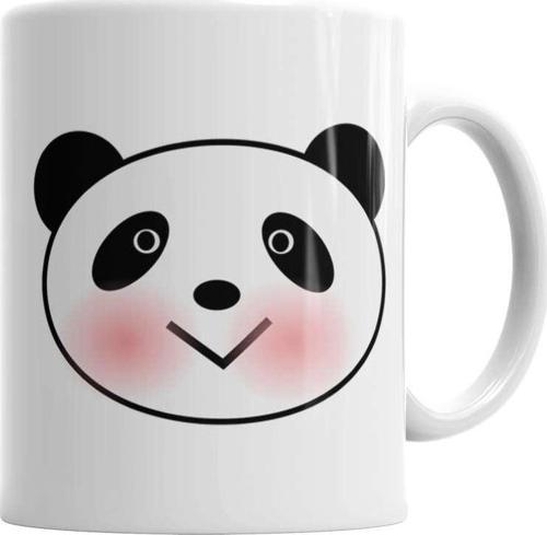 Sevimli Panda Kupa Bardak Porselen