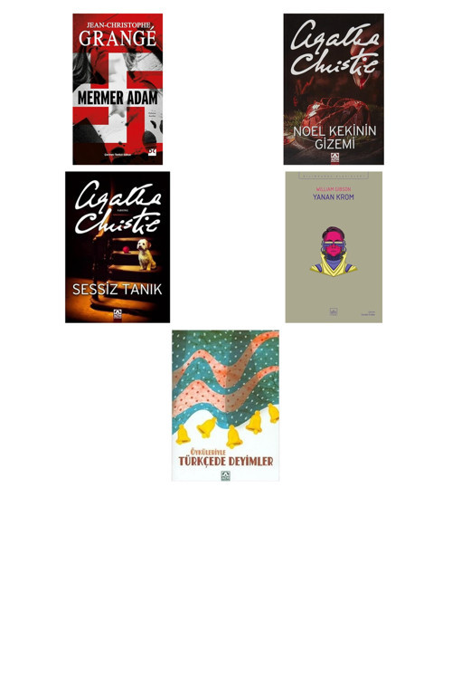Doğan Kitap Mermer Adam (Ciltsiz) + 4 Kitap Daha (Set)