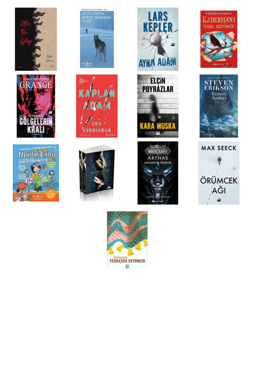 Ateş Ten Gölge + 12 Kitap Daha (Set)