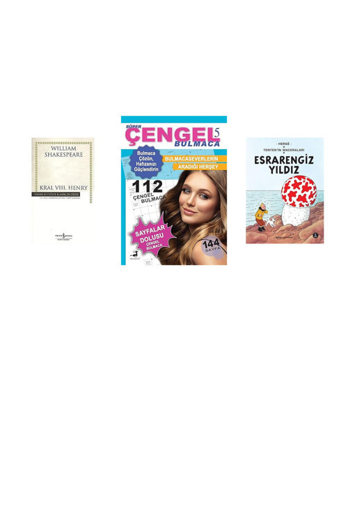 Kral 8.Henry Ciltsiz: The Famous History Of The Life King He... +2 Mizah Kitabı