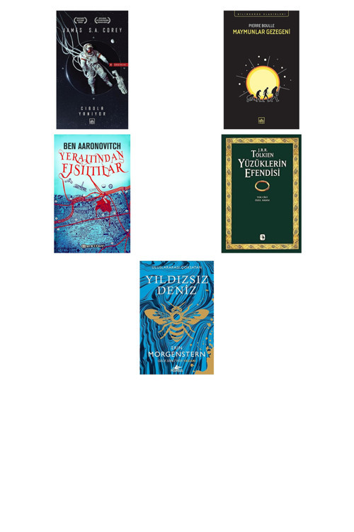 Cibola Yanıyor: Enginlik Serisi 4. Kitap + 4 Kitap Daha (Set)