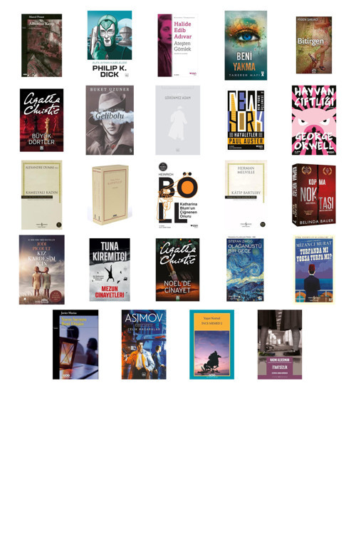 Albertine Kayıp: Kayıp Zamanın İzinde + 23 Kitap Daha (Set)