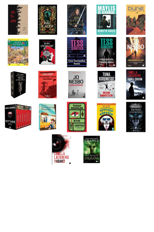Ateş Ten Gölge + 21 Kitap Daha (Set)