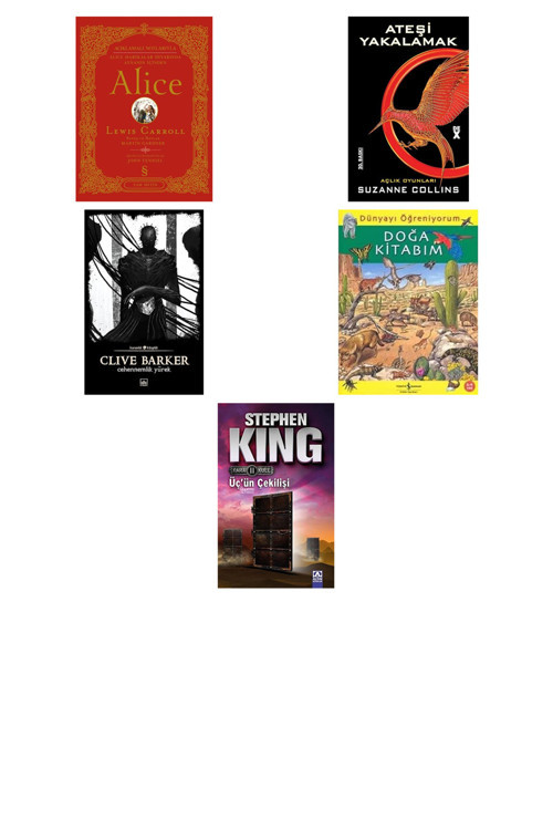 Alice (Ciltli): Açıklamalı Notlarıyla Alice Harikalar Diyarında Aynanın İçinden + 4 Kitap Daha (Set)