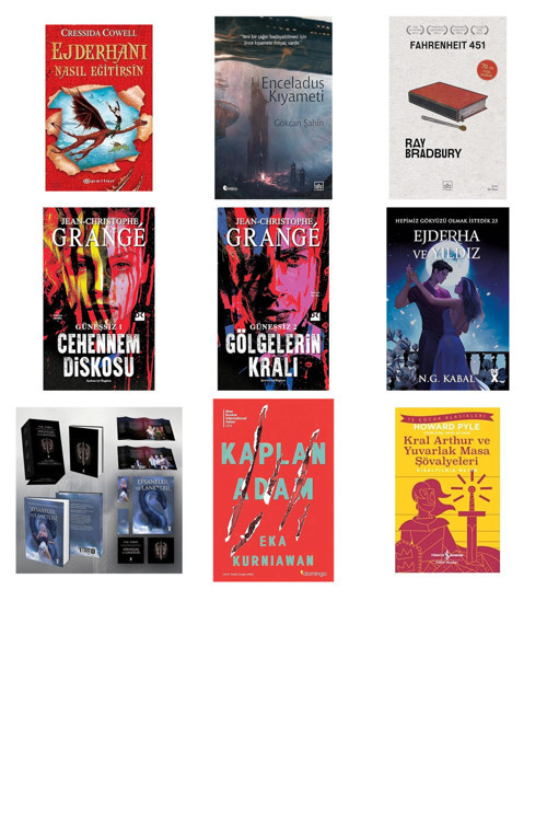 Ejderhanı Nasıl Eğitirsin 1 + 8 Kitap Daha (Set)