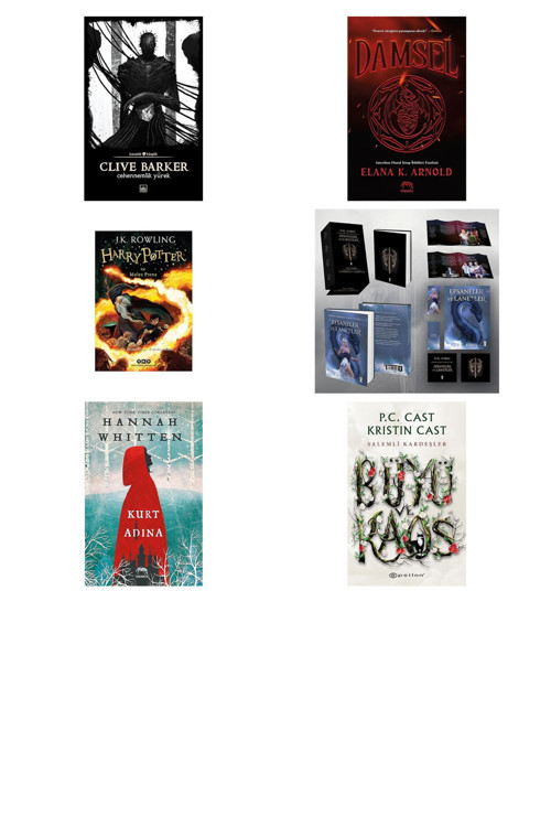 Cehennemlik Yürek + 5 Kitap Daha (Set)